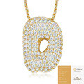 925 Silver Gold-Plated Letter Pendant Choker Necklace for Women-0-33