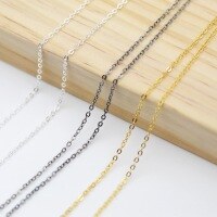 wholesale 925 Sterling Silver Plated with 18K Gold Color Cross Chain Women's Fashion Collarbone Necklace Pendant Chain Wholesale Manufacturer-Platinum one 3000002>925 silver