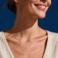Sterling Silver 1-Carat Moissanite Minimalist Olive Leaf Pendant Necklace-0-1