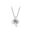 925 Silver Zodiac Pendant with 1-Carat Moissanite Necklace for Women-0-11