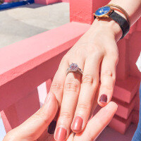 wholesale S925 Sterling Silver Cocktail CZ Ring Light Luxury Engagement Wedding Ring for Women-[Clearance Free Shipping] Y Style US Size 5.5