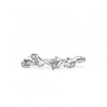 925 Silver Moissanite Ring Women's Ins Branch Row Cross-Border Luxury Inlaid-0-3