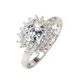 Metal Diamond Ring Flash Elegance Niche Design Cross-Border Wholesale-0-3