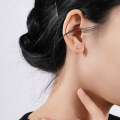wholesale 925 Sterling Silver Small Floral Stud Earrings With Zircon, Ins Style, Wholesale In Stock-0-3