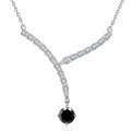S925 Sterling Silver Moissanite Cross-Border Serpent Series Necklace-0-9