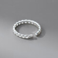 wholesale S925 Sterling Silver Fresh Sweet Ins Style Niche Design Exquisite Minimalist Chain Ring R02808-0-3