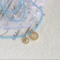 wholesale S925 sterling silver gold-plated two-piece versatile pendant for jewelry 25 spring new collection-0-6