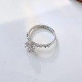 wholesale S925 Sterling Silver Korean Fashion Women's Ring, Small Batch Design, High-End Sense, Aloof Style Silver Jewelry Ring Wholesale-0-2