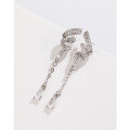 wholesale 925 Sterling Silver Long Inlaid Zircon Earrings for Women, Light Luxury Small and Exquisite High-end Elegant Tassel Earrings-0-1