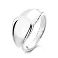 wholesale S925 sterling silver overlapping wide opening ring, unisex-0-4