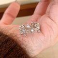 wholesale S925 Sterling Silver Lace Floral Ring with Openwork Petals and Unique Design for Women-0-0