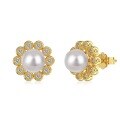 wholesale S925 Sterling Silver Earrings Necklace Ring for Women with Freshwater Pearls, Shell Pearls, and Zirconia, Designed for Fashionable and Elegant Jewelry-0-6