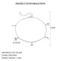 wholesale 925 Sterling Silver French Openwork Butterfly Flying Bracelet For Women With Luxury Micro-set Zirconia-L835_White Agate/White Zirconium_Platinum Plated_16+3CM 925 Silver