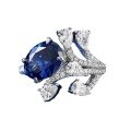 wholesale S925 Sterling Silver 7*9mm Elliptical Tanzanite Ring for Women, Fashionable Commuter Style, Live Stream Edition-0-4