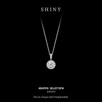 Sterling Silver 5-Carat Moissanite Six-Prong Pendant Necklace-S925 sterling silver + 5-carat moissanite