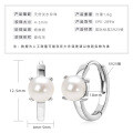 S925 Sterling Silver Light Bulb Freshwater Pearl Earrings-0-46