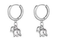 wholesale S925 Sterling Silver Maker's Bell Flower Earrings for Women, New Arrival Trendy Ear Cuff, Luxury Hoop Earrings with Premium Elegance-Lily of the Valley Earrings>925 Silver