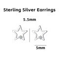 wholesale 925 Sterling Silver Star And Moon Studs Earrings For Women-0-12
