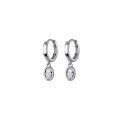 wholesale S925 Sterling Silver Waterdrop Stud Earrings for Women, Small and Exquisite Korean-style Geometric Minimalist Diamond-Studded Earrings G8961-0-4