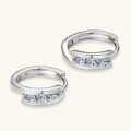 wholesale S925 Sterling Silver Trendy High-End Sparkling Moissanite Earrings for Women, Super Sparkling Elegant Hoop Earrings, Exquisite and Versatile Ear Jewelry-0-1