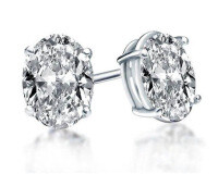 S925 Sterling Silver Square Stud Earrings with Moissanite-Option B [Clearance Sale with Free Shipping]