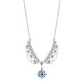 S925 Silver Elegant Princess Necklace, Women's Autumn Winter Versatile Minimalist Collarbone Chain-0-3