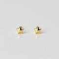 wholesale S925 Sterling Silver Fresh and Sweet Ins Style Niche Design Five-Pointed Star Ear Studs M05733-0-3