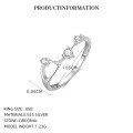 wholesale S925 Sterling Silver Zodiac Birthstone Ring For Women, New Fashion Minimalist Design-0-30
