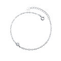 wholesale S925 Silver Japanese-style Single Diamond Bracelet for Women, Unique Student Accessory S3982-0-4