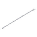 wholesale 925 Silver Fashionable Light Luxury Full Diamond Figure-8 Clasp Bracelet, Cross-Border Best-Selling Moissanite Women's Jewelry with High-End Feel-0-1