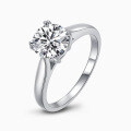 S925 Sterling Silver Fashion Zircon Ring for Women-0-3