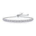 wholesale 925 Sterling Silver Amazon Best-Selling Tennis Bracelet for Women, Premium Luxury European and American Style Moissanite Bracelet-0-5