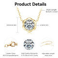 S925 Sterling Silver Butterfly Moissanite Layering Necklace-0-46