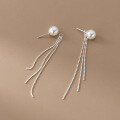 wholesale S925 Sterling Silver Fresh and Sweet Ins Style Small and Exquisite Design Delicate Bead Fringe Earrings M06436-0-3