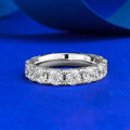 wholesale S925 Silver Full Diamond Paved 40mm Round Row Ring, European and American Cross-Border Hot Seller-0-2