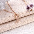 wholesale 18K Rose Gold, 9K Gold, 14K Yellow Gold, AU750, Moissanite Diamond Pendant Necklace, Women's Constellation Jewelry-0-2
