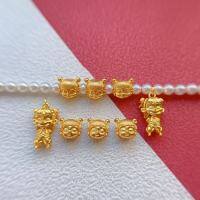 wholesale Gold-plated 925 ancient silver fittings Nezha: The Devil's Child Disturbs the Sea luck-bringing bead spacer beads spacers DIY hand stringing bead weaving cord-2# one