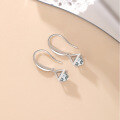wholesale S925 sterling silver small designer geometric triangle earrings for women, cross-border new accessory for TEMU and SHEIN dropshipping-0-2