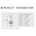 S925 Silver Classic Six-Claw D Color Moissanite 1 Carat Necklace-0-25