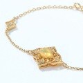 wholesale S925 Silver New Korean and Japanese Light Luxury Style Women's Bracelet, Small and Exquisitely Designed Geometric Opal Bracelet from Source Manufacturer-0-2
