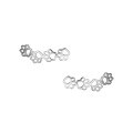 wholesale S925 Sterling Silver Stud Earrings for Women, Korean Style Minimalist Cute and Fresh Animal Dog Paw, Girly Hollow-Out Ear Accessories G2222-0-4