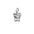 wholesale 999 Silver Fresh, Sweet, Ins-style, Niche Design Ice Cube Bear Pendant Y01598-0-4