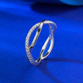 wholesale 925 Silver Entwined Ring, Moojing Jewelry New Arrival, Ins Style, Cross-Border Supply, Dropshipping-0-3