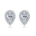 wholesale Sterling SilverJewelry New 5*8mm Imported High Carbon Diamond Pear Drop Zircon Ear Studs Cross-border Ins-0-5