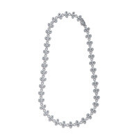 wholesale 925 Silver Moissanite 9MM Cross Full Diamond Hip Hop Unisex Necklace, New Style for Cross-Border E-Commerce-Silver with zirconium and platinum>40CM