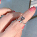 wholesale S925 Silver New Style "Crowning Love" 1-Carat Ring for Women, Diamond Engagement Ring Band-0-0