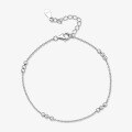 wholesale 925 Sterling Silver Plain Chain Necklace Bean Bead Choker Ins Light Luxury High-End Cross-Border European and American Jewelry Women-0-10