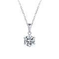 wholesale [9/14/18K White Gold Rose Gold] 10K Gold Jewelry Set Classic Minimalist Earrings Moissanite Ring Necklace-0-9