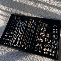 wholesale S925 Sterling Silver Earrings Necklace Ring for Women with Freshwater Pearls, Shell Pearls, and Zirconia, Designed for Fashionable and Elegant Jewelry-DY190942-SW-NO 925 silver