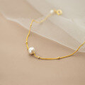 wholesale S925 silver spacer bead pearl bracelet Korean-style simple and fresh summer hand accessory batch S4862-0-3
